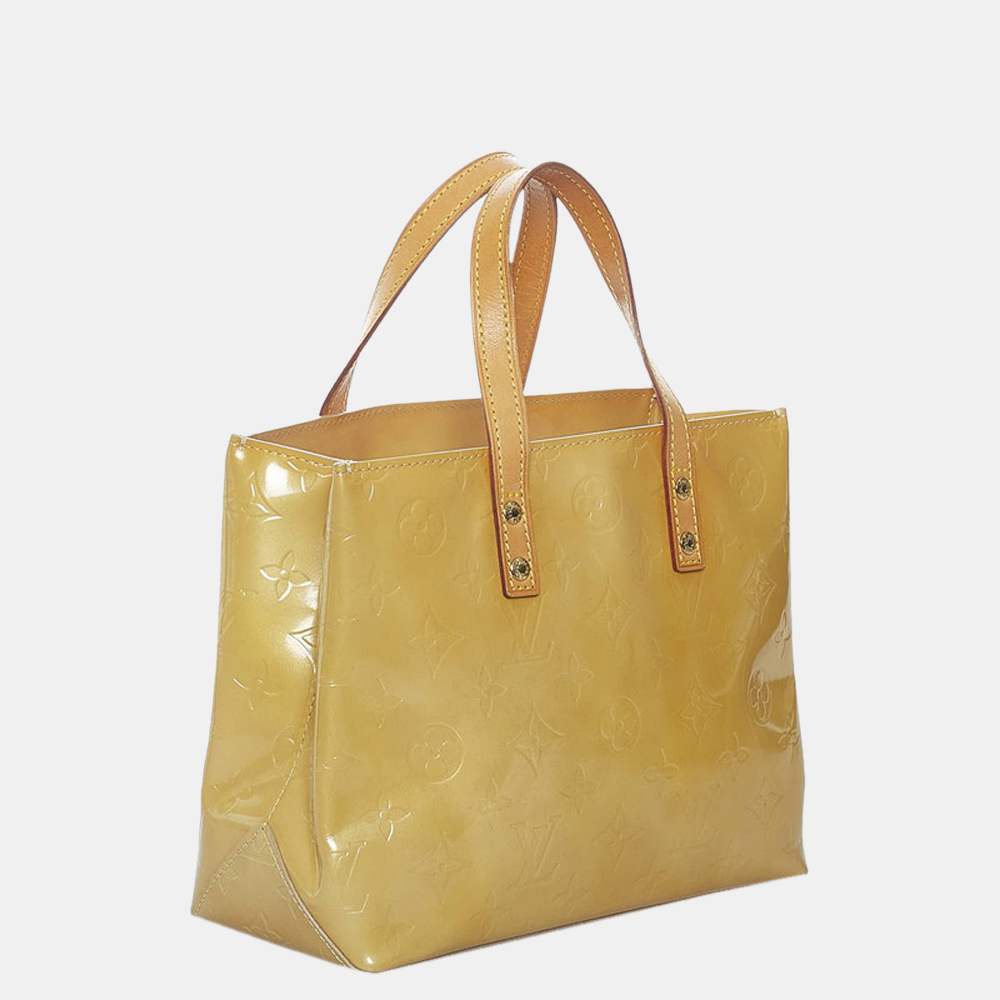 

Louis Vuitton Beige Patent Leather Vernis Reade PM Shoulder Bag