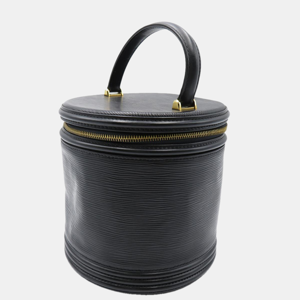 

Louis Vuitton Black Epi Leather Cannes Vanity Case Top Handle Bag