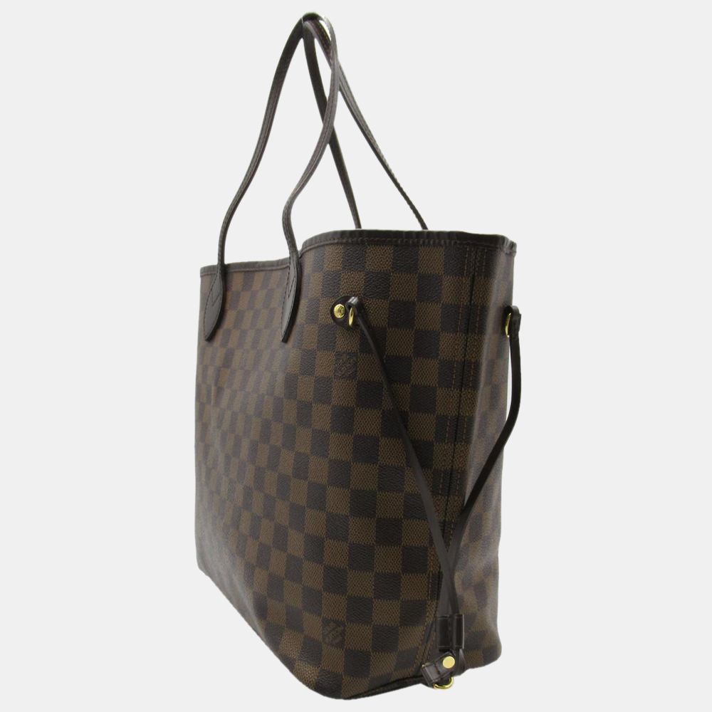 

Louis Vuitton Brown Damier Ebene Coated Canvas Neverfull MM Tote Bag