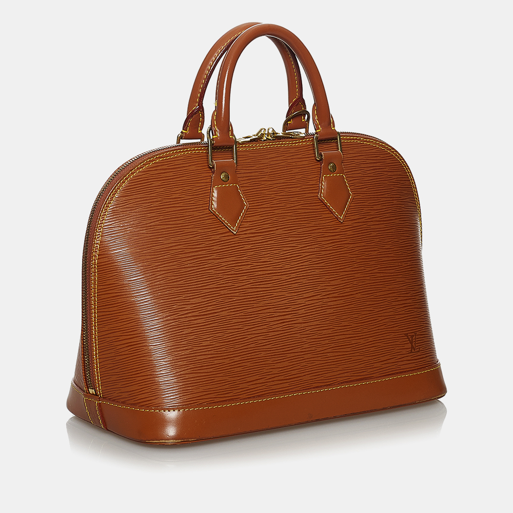 

Louis Vuitton Brown Epi Alma PM