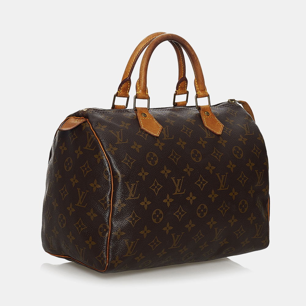 

Louis Vuitton Brown Monogram Speedy 30