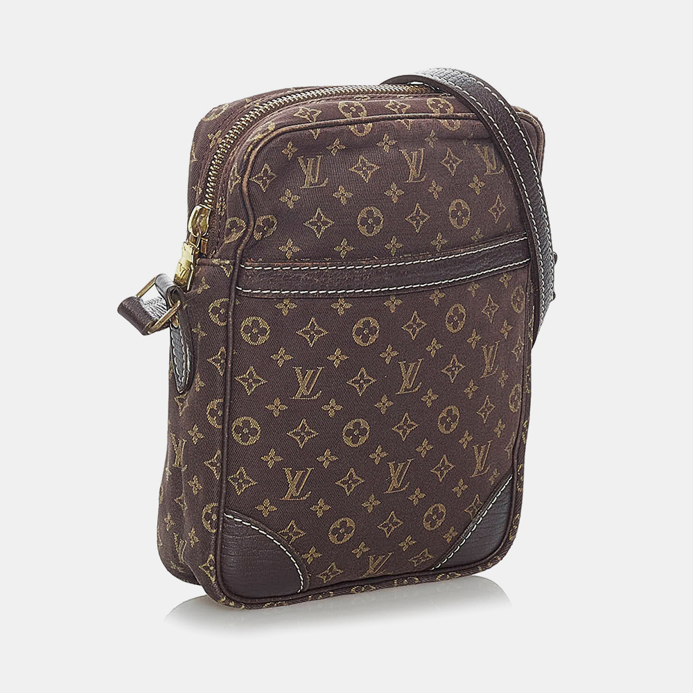 

Louis Vuitton Brown Monogram Mini Lin Danube