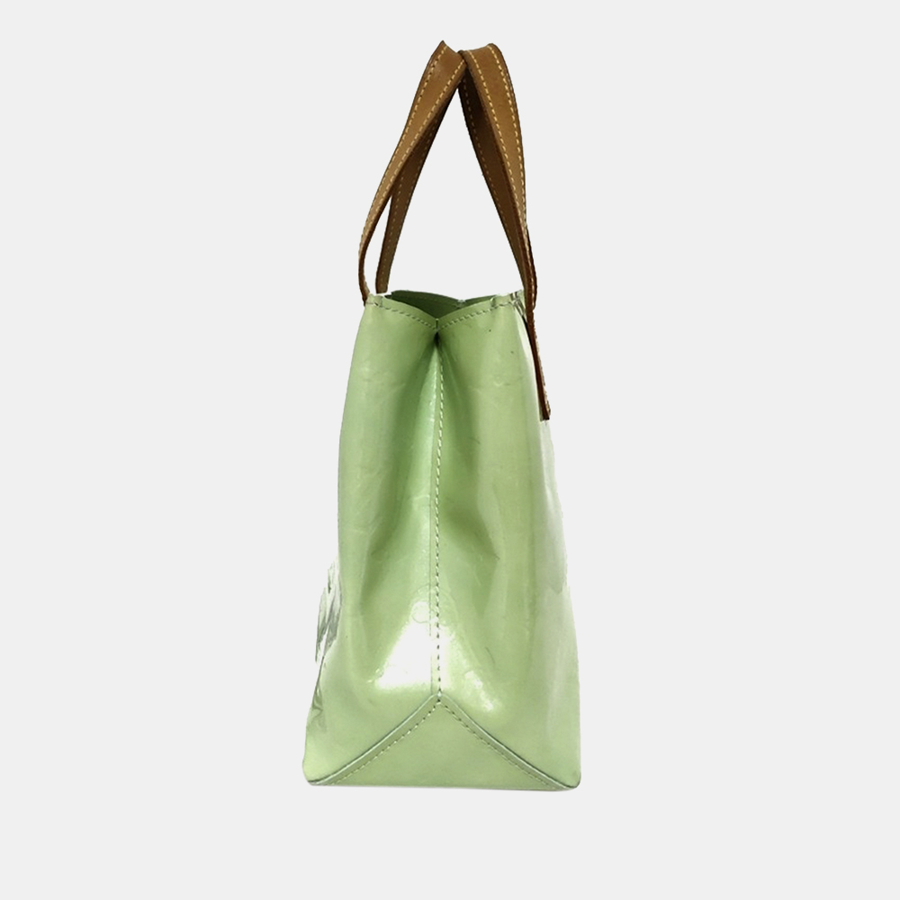 

Louis Vuitton Green Vernis Reade PM
