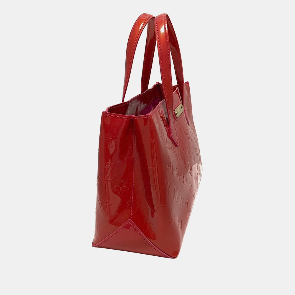 

Louis Vuitton Red Vernis Wilshire PM