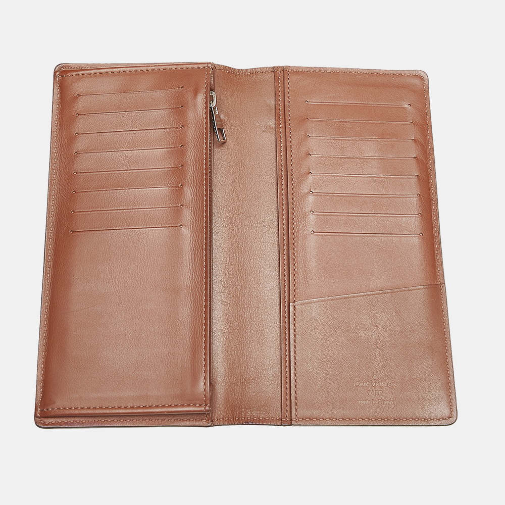 

Louis Vuitton Brown Cuir Brazza Long Wallet