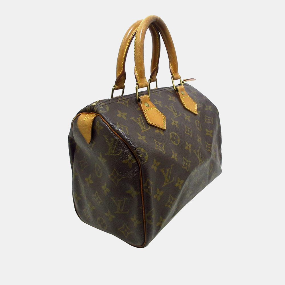 

Louis Vuitton Brown Monogram Speedy 25