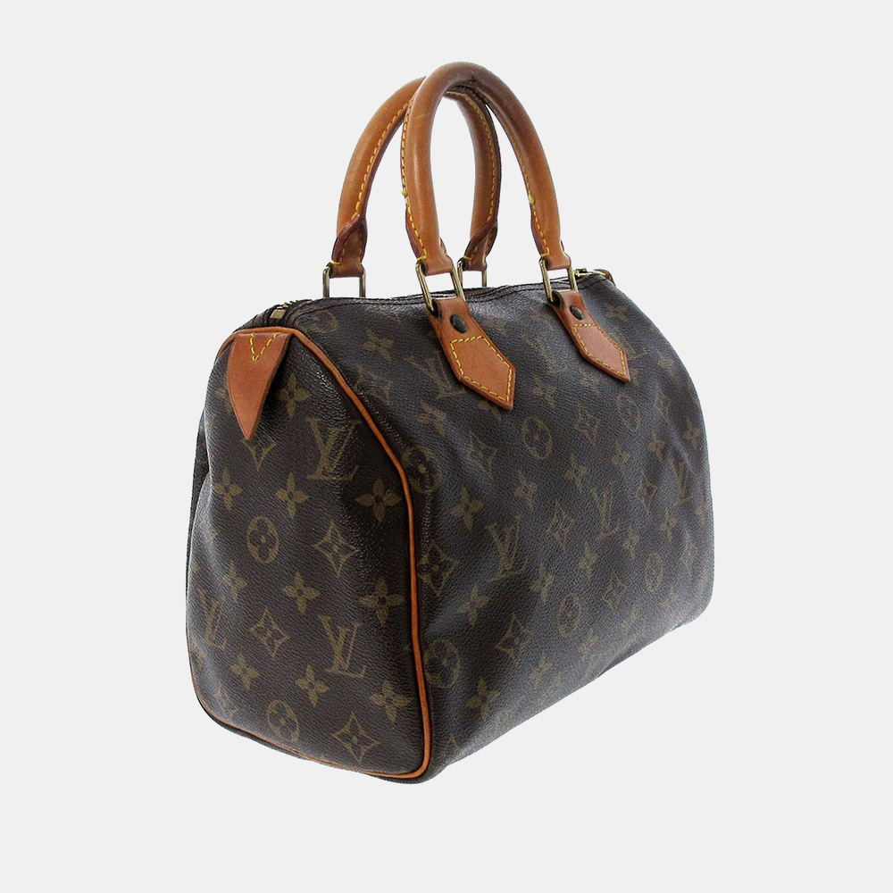 

Louis Vuitton Brown Monogram Speedy 25