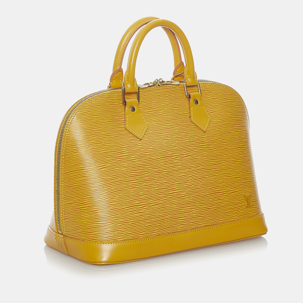 

Louis Vuitton Yellow Epi Alma PM