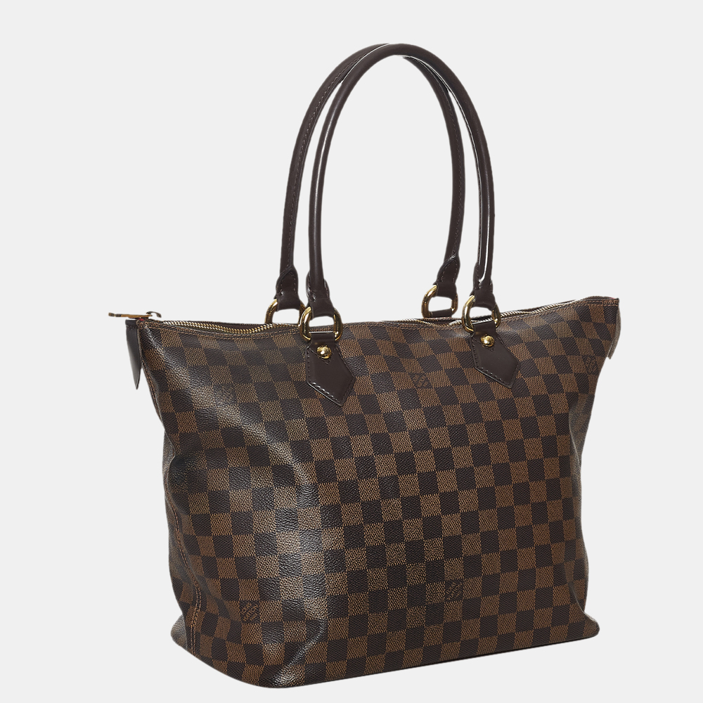 

Louis Vuitton Brown Damier Ebene Saleya GM