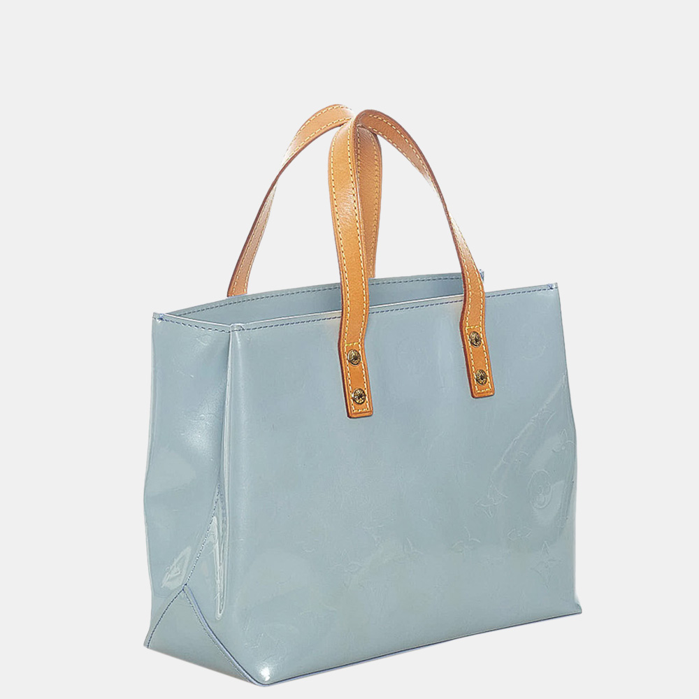 

Louis Vuitton Blue Vernis Reade PM