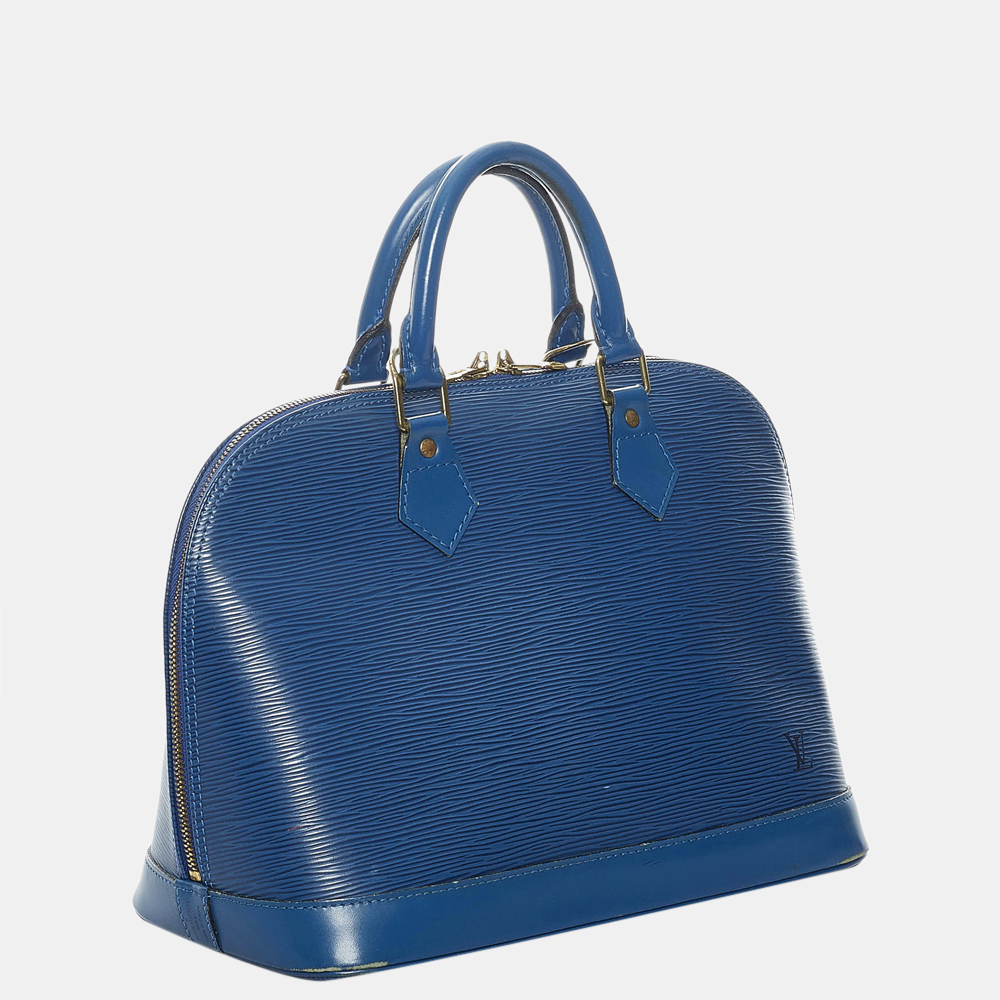 

Louis Vuitton Blue Epi Alma PM
