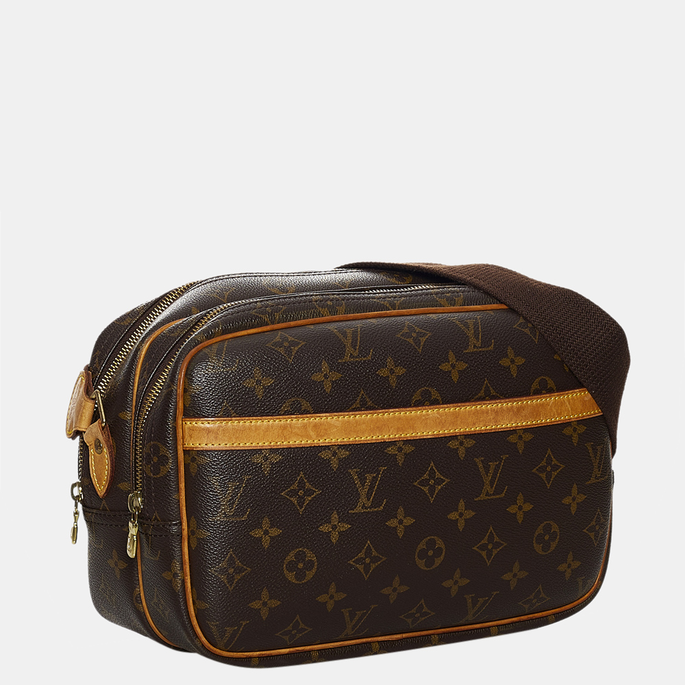 

Louis Vuitton Brown Monogram Reporter PM