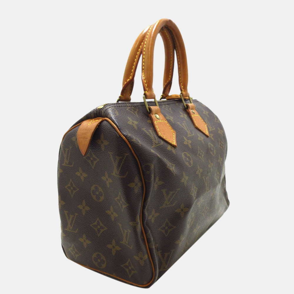 

Louis Vuitton Brown Monogram Speedy 25