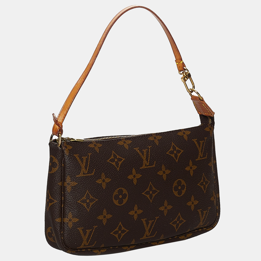 

Louis Vuitton Brown Monogram Pochette Accessoires