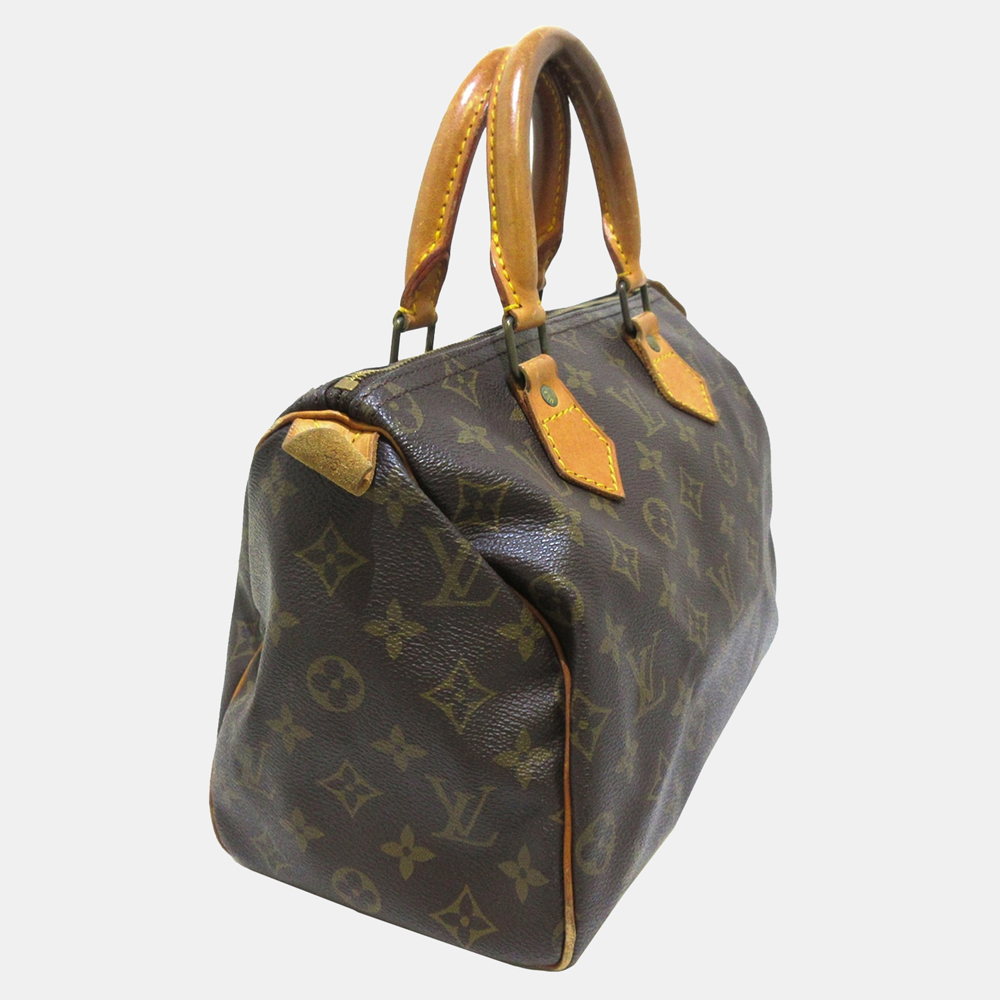 

Louis Vuitton Brown Monogram Speedy 25