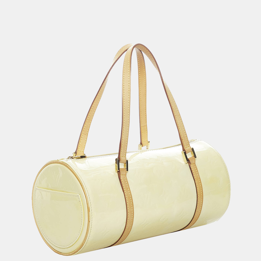 

Louis Vuitton White Vernis Bedford