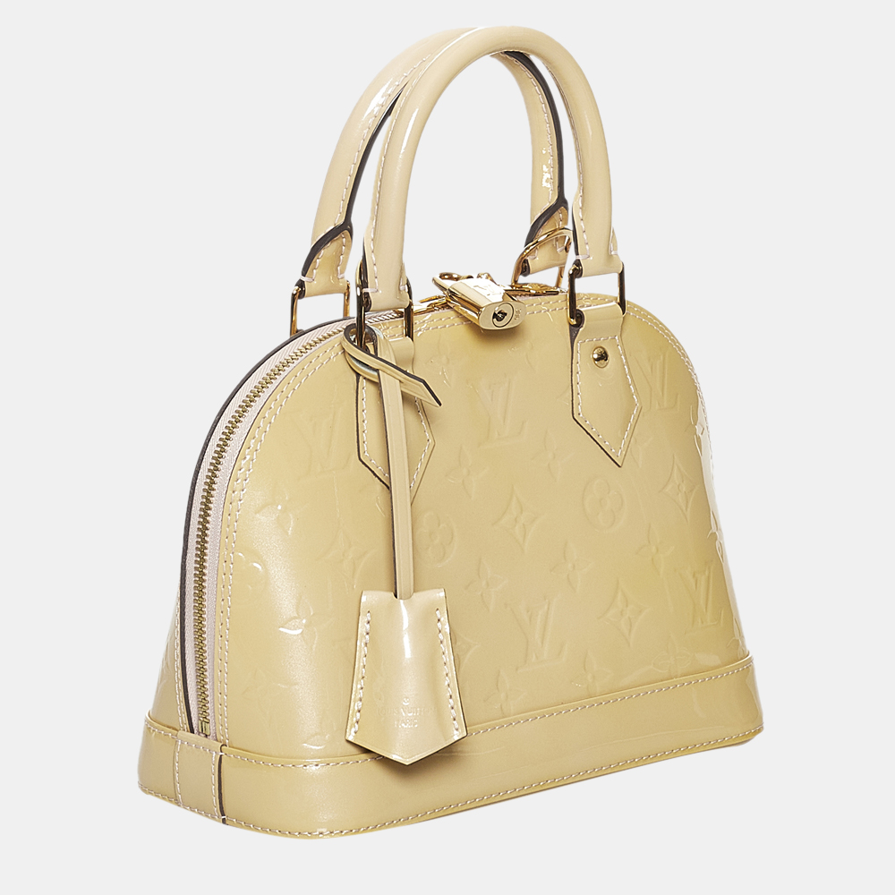 

Louis Vuitton Brown/Beige Vernis Alma BB