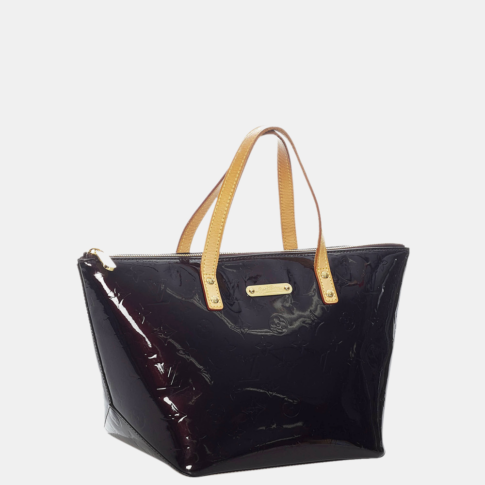 

Louis Vuitton Brown/Purple Vernis Bellevue PM