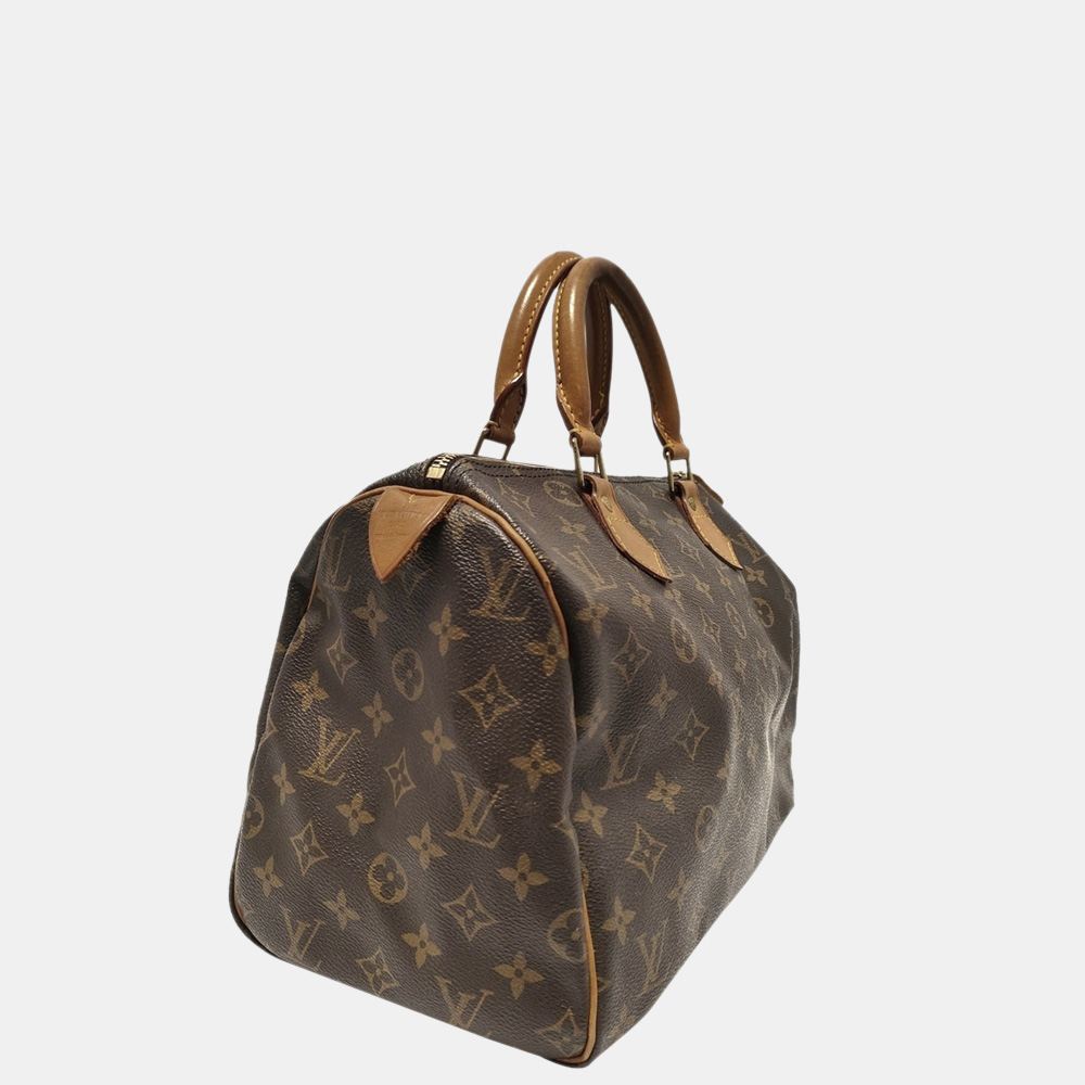 

Louis Vuitton Brown Monogram Speedy 30