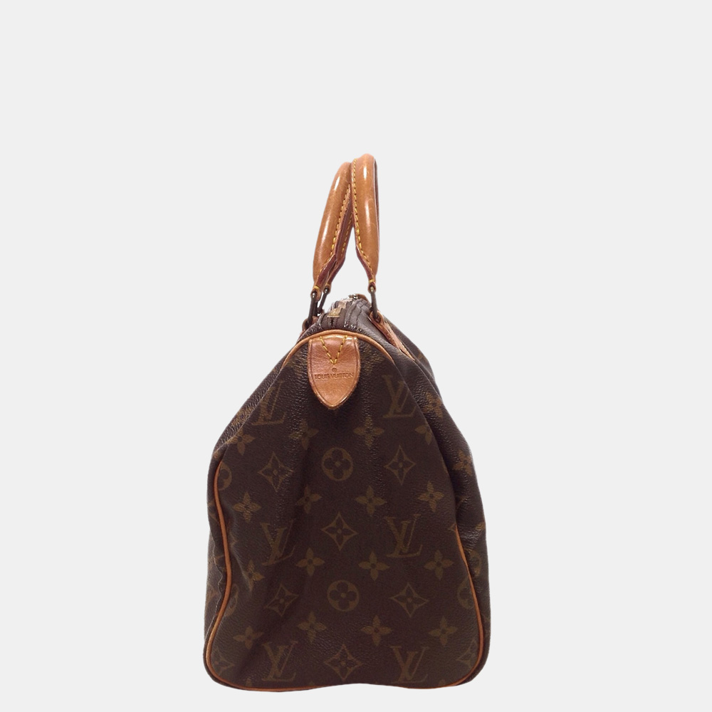 

Louis Vuitton Brown Monogram Speedy 30