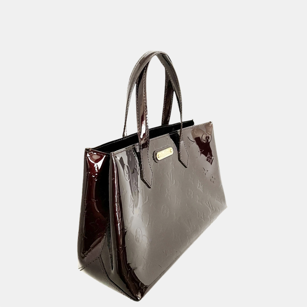 

Louis Vuitton Purple Vernis Wilshire PM