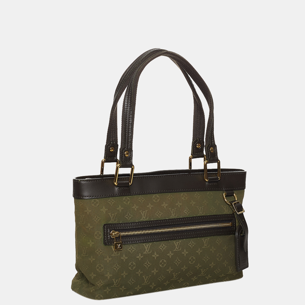 Louis Vuitton Green Monogram Mini Lin Lucille PM  - buy with discount