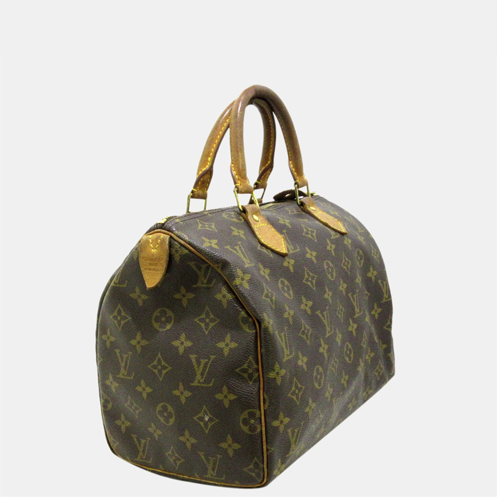 

Louis Vuitton Brown Monogram Speedy 30