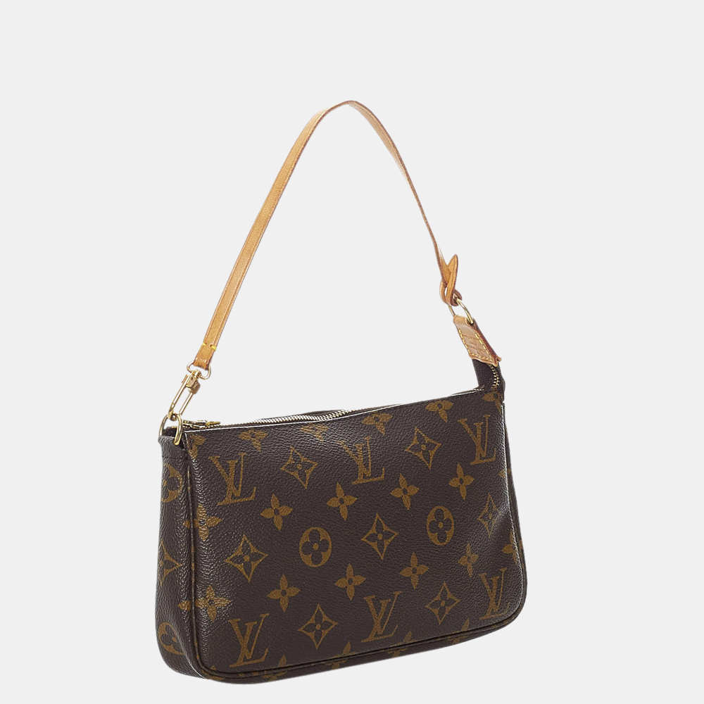 

Louis Vuitton Brown Monogram Pochette Accessoires