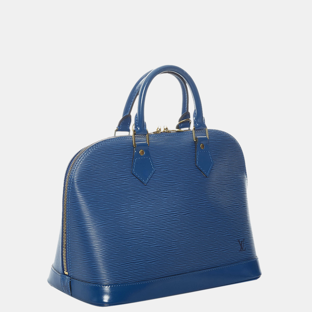 

Louis Vuitton Blue Epi Alma PM