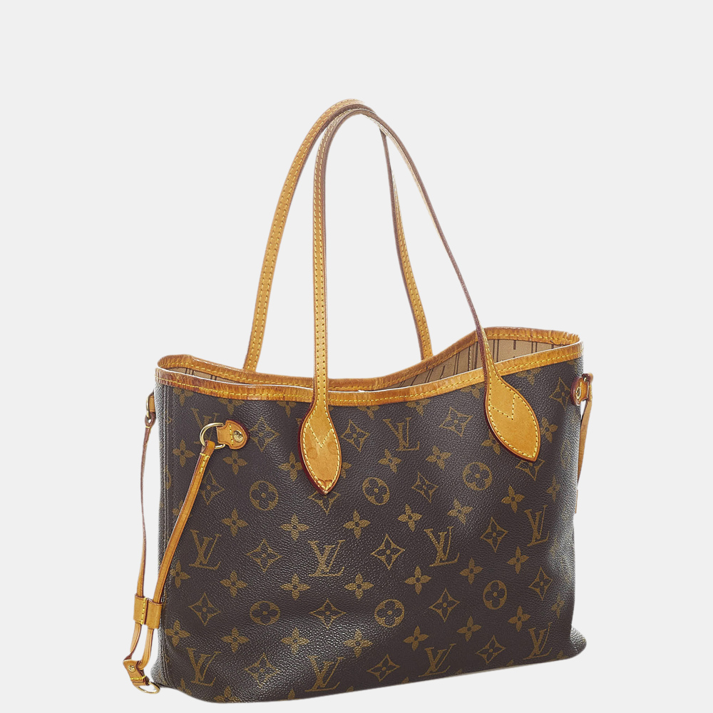 

Louis Vuitton Brown Monogram Neverfull PM