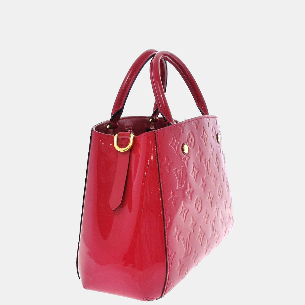 

Louis Vuitton Red Vernis Montaigne BB