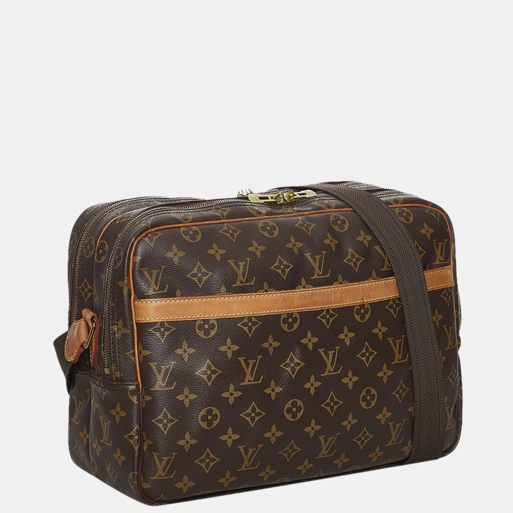 

Louis Vuitton Brown Monogram Reporter GM