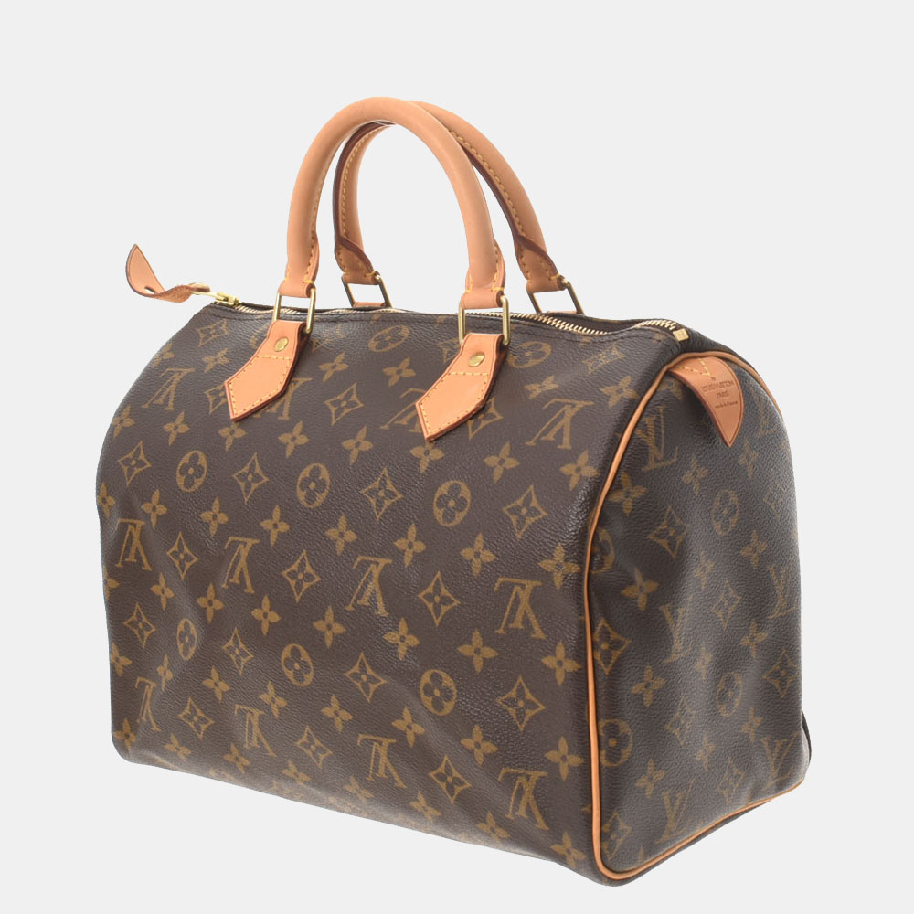 

Louis Vuitton Monogram Canvas Speedy 30 Bag, Brown