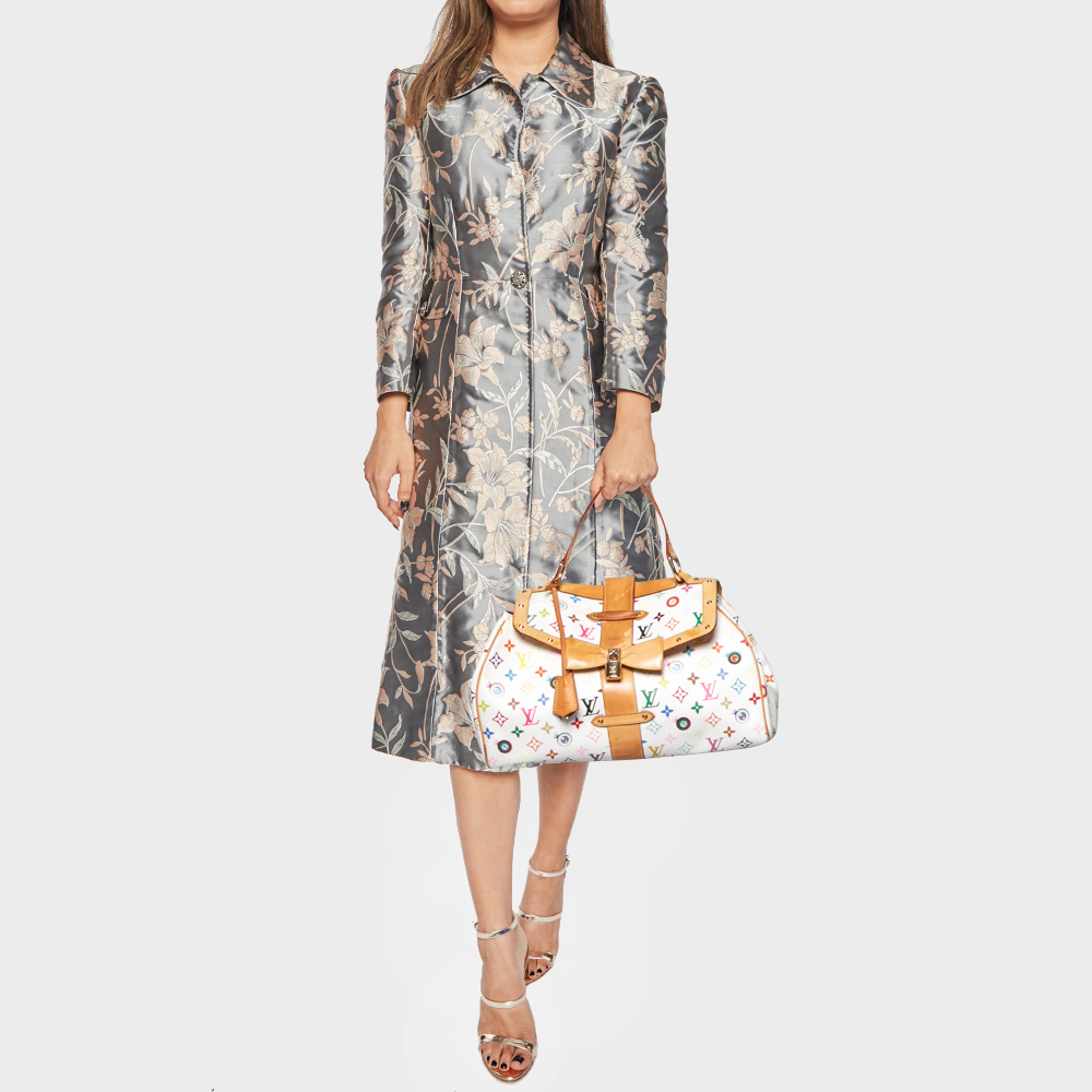 

Louis Vuitton White Monogram Multicolore Canvas Murakami Eye Love You Bag