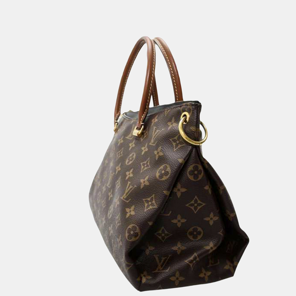 

Louis Vuitton Black/Brown Monogram Pallas Satchel