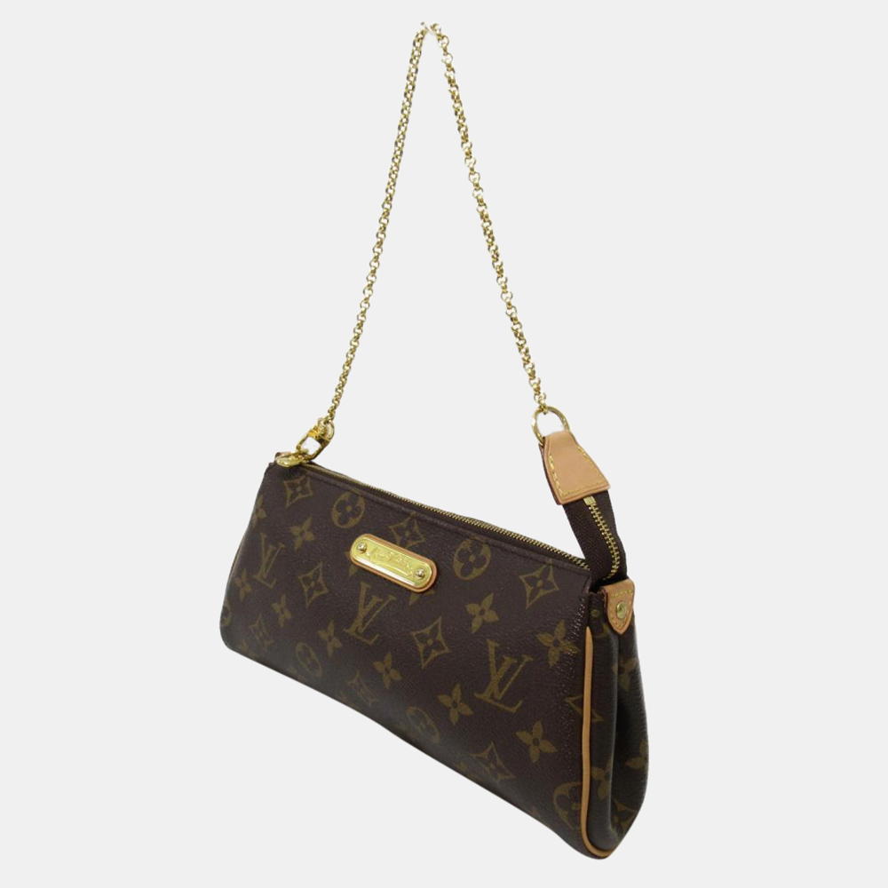 

Louis Vuitton Brown Monogram Coated Canvas Eva Pochette Shoulder Bag