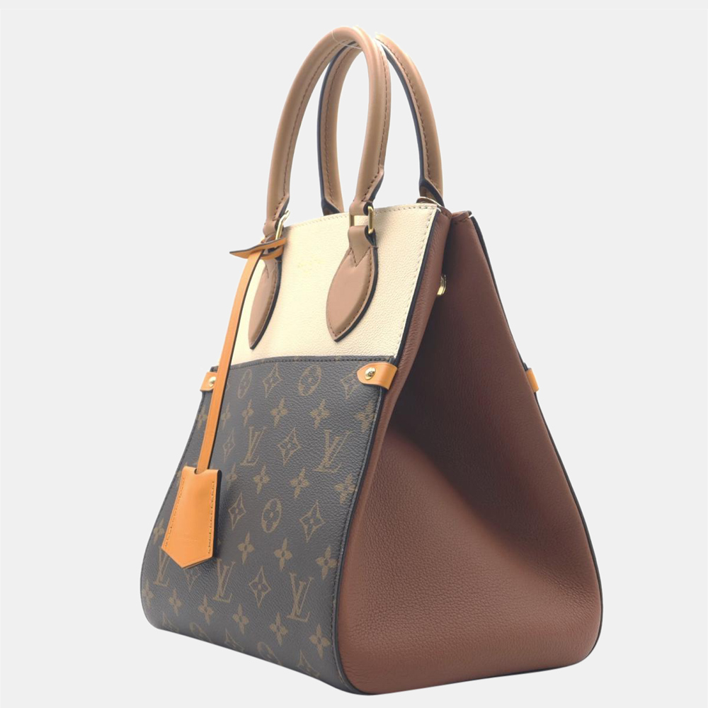 

Louis Vuitton Brown Monogram Coated Canvas Fold MM Tote Bag