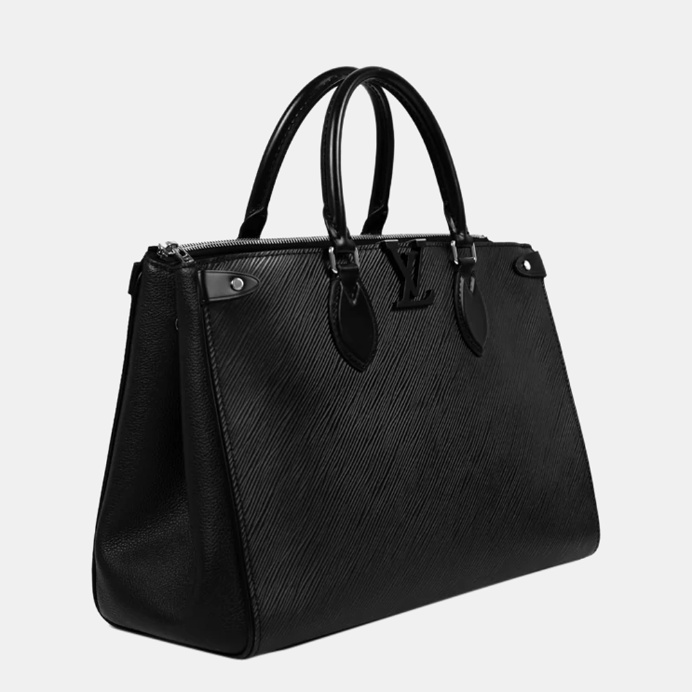 

Louis Vuitton Black Epi Leather Grenelle MM Tote Bag