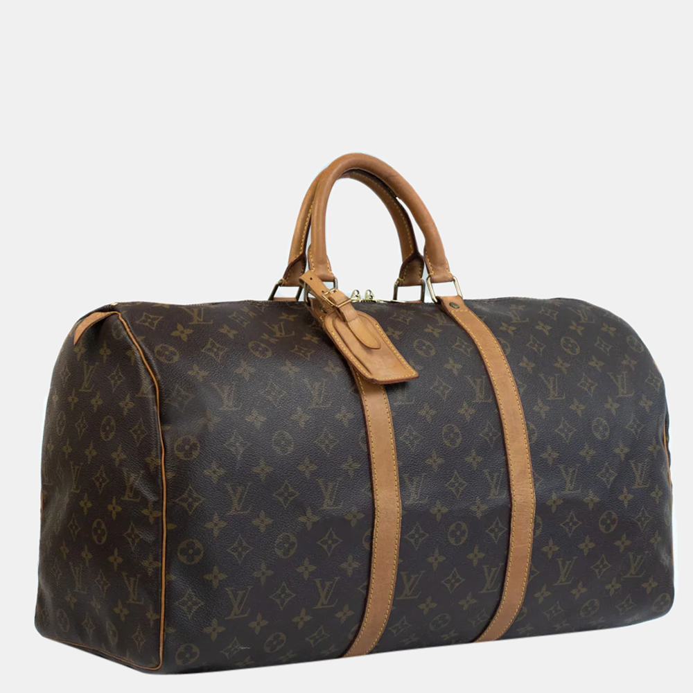 

Louis Vuitton Monogram Canvas Keepall 50 Bag, Brown