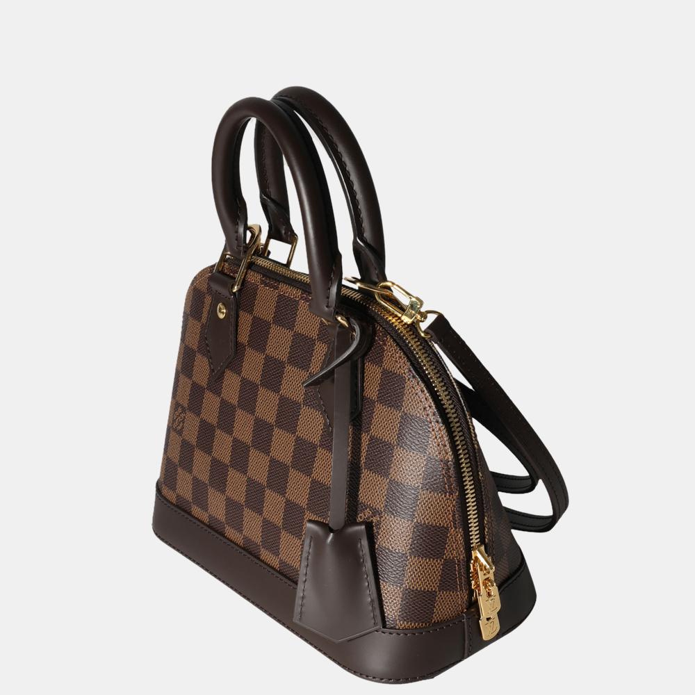 

Louis Vuitton Damier Ebena Canvas Alma BB Bag, Brown