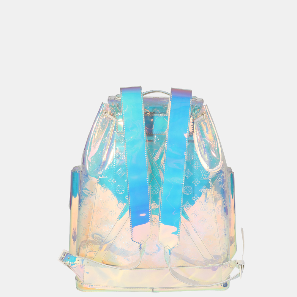 

Louis Vuitton x Virgil Abloh PVC Prism Christopher Backpack, Blue