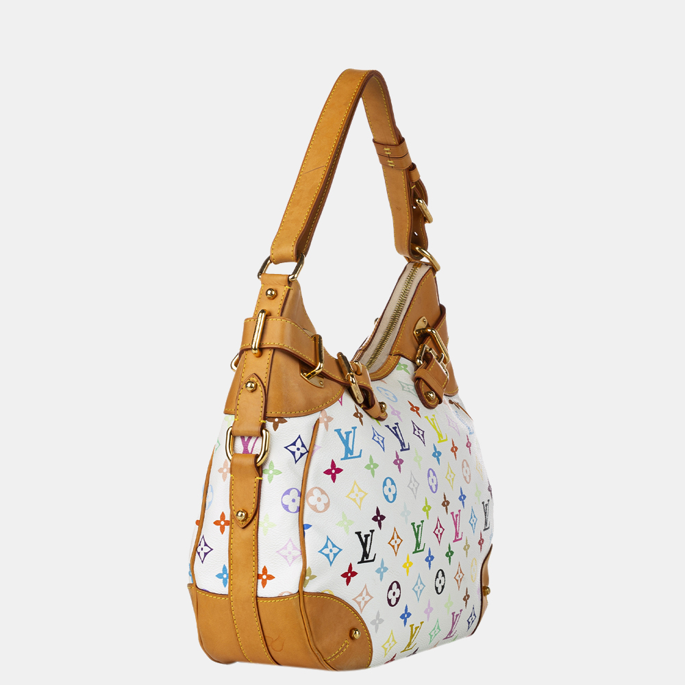 

Louis Vuitton Multicolor/White Monogram Multicolore Greta