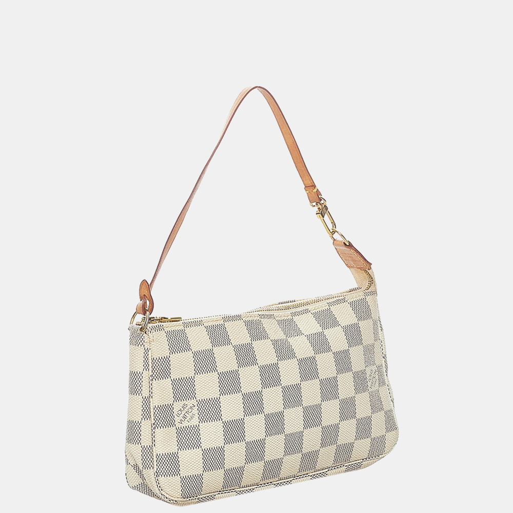 

Louis Vuitton Blue/White Damier Azur Pochette Accessoires