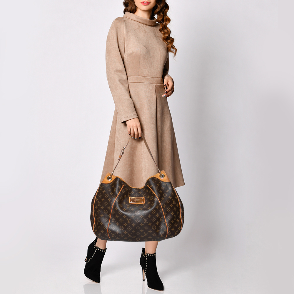 

Louis Vuitton Monogram Canvas Galliera GM Bag, Brown