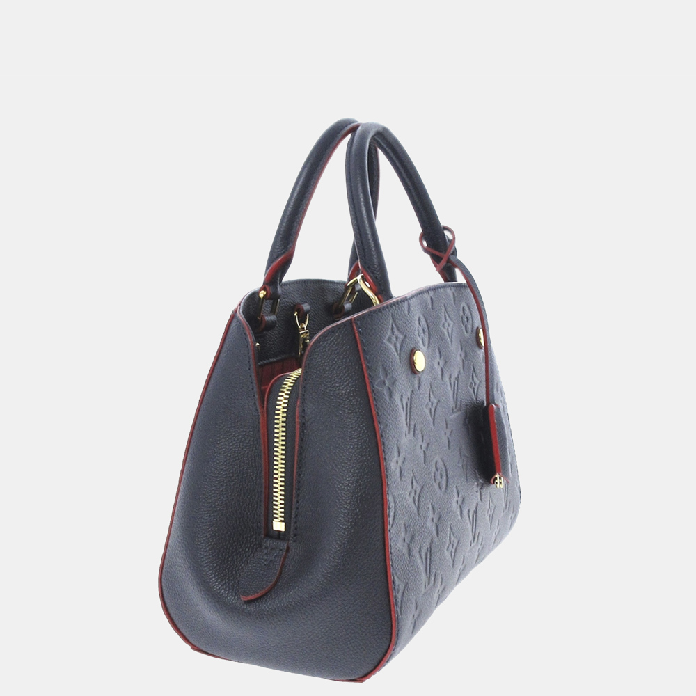 

Louis Vuitton Black Monogram Empreinte Montaigne BB