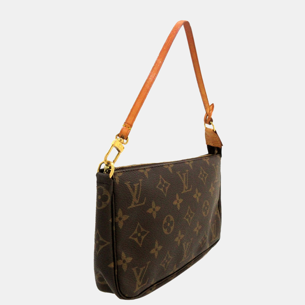 

Louis Vuitton Brown Monogram Pochette Accessoires
