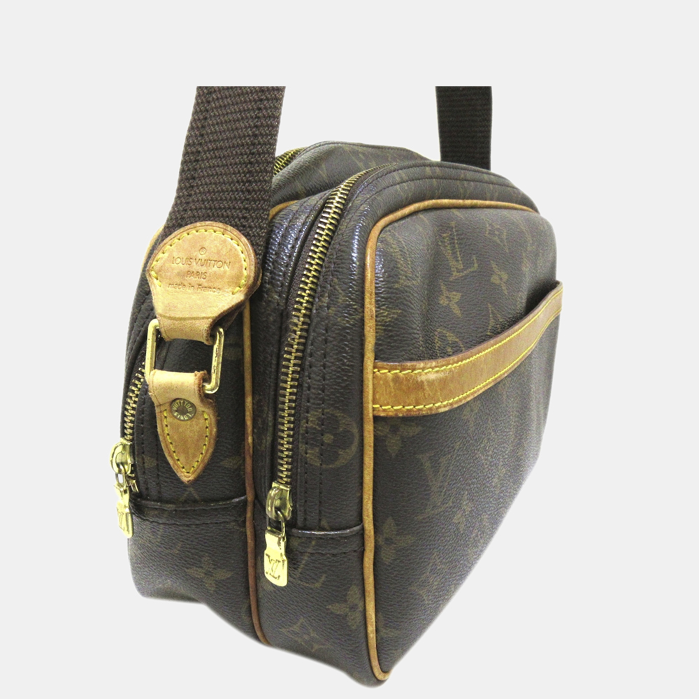 

Louis Vuitton Brown Monogram Reporter PM