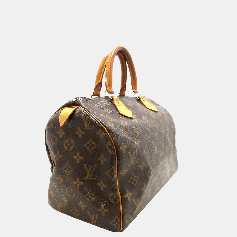 

Louis Vuitton Brown Monogram Speedy 30