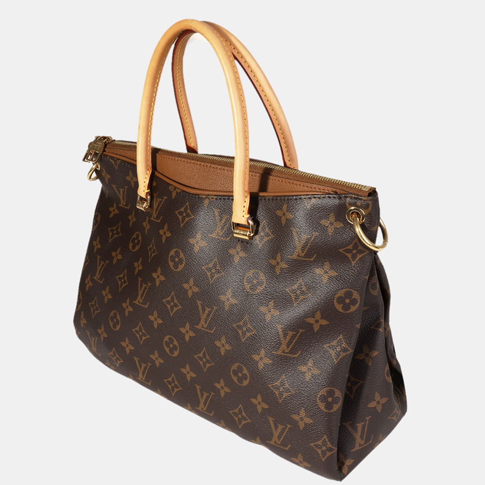 

Louis Vuitton Brown Monogram Canvas Pallas MM Tote Bag