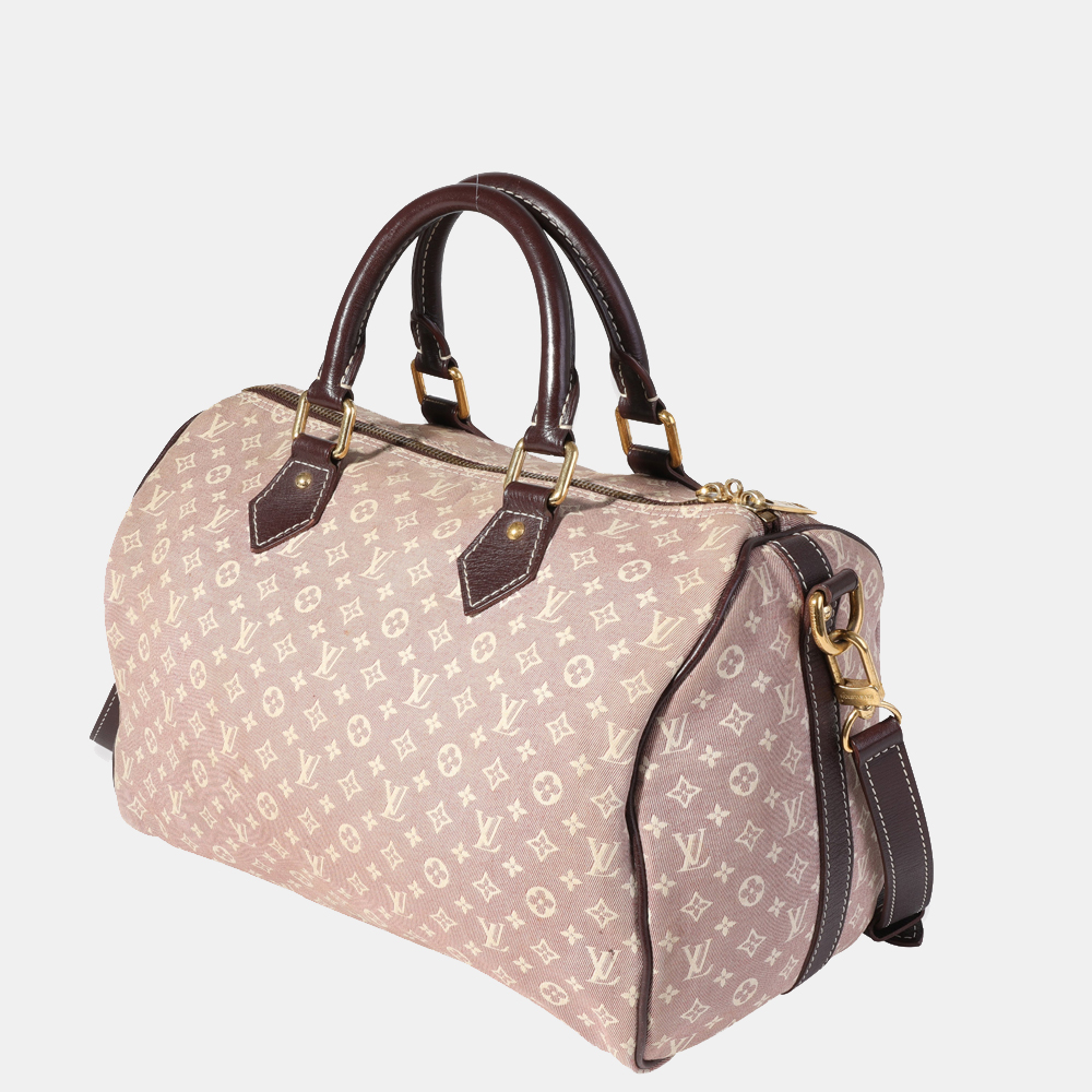 

Louis Vuitton Pink Monogram Canvas Idylle Speedy Bandouliere 30 Satchel Bag